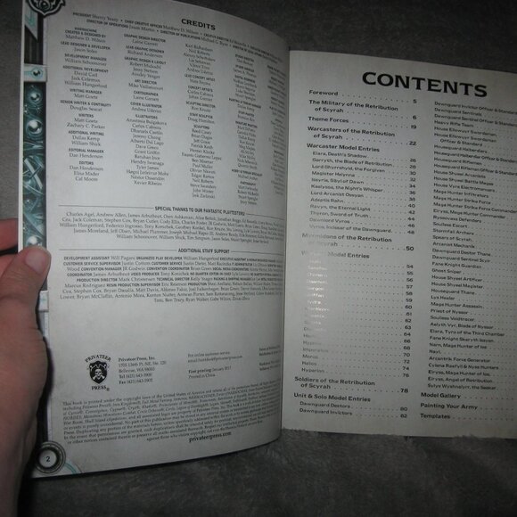 Warmachine RPG Softcover Book Retribution of Scyrah Command 2409A6 - Picture 5 of 9